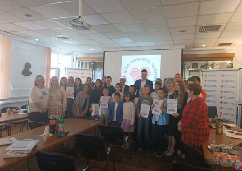 Награда за прво место Крв живот значи