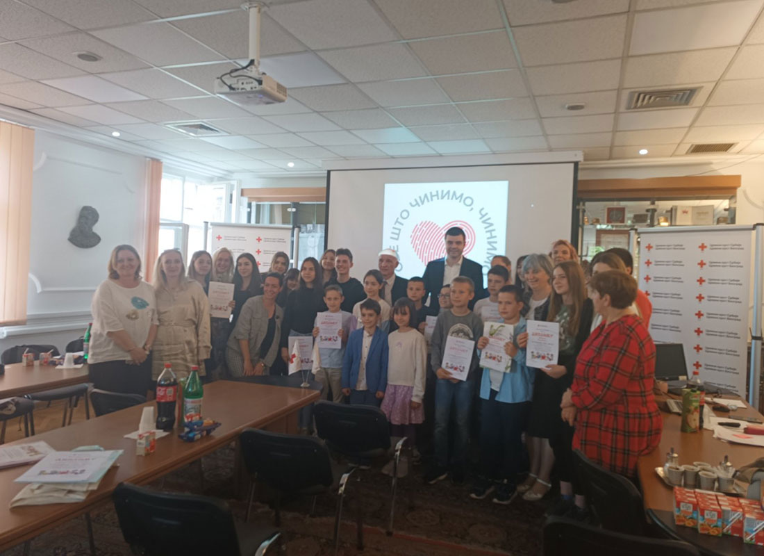 Награда за прво место Крв живот значи