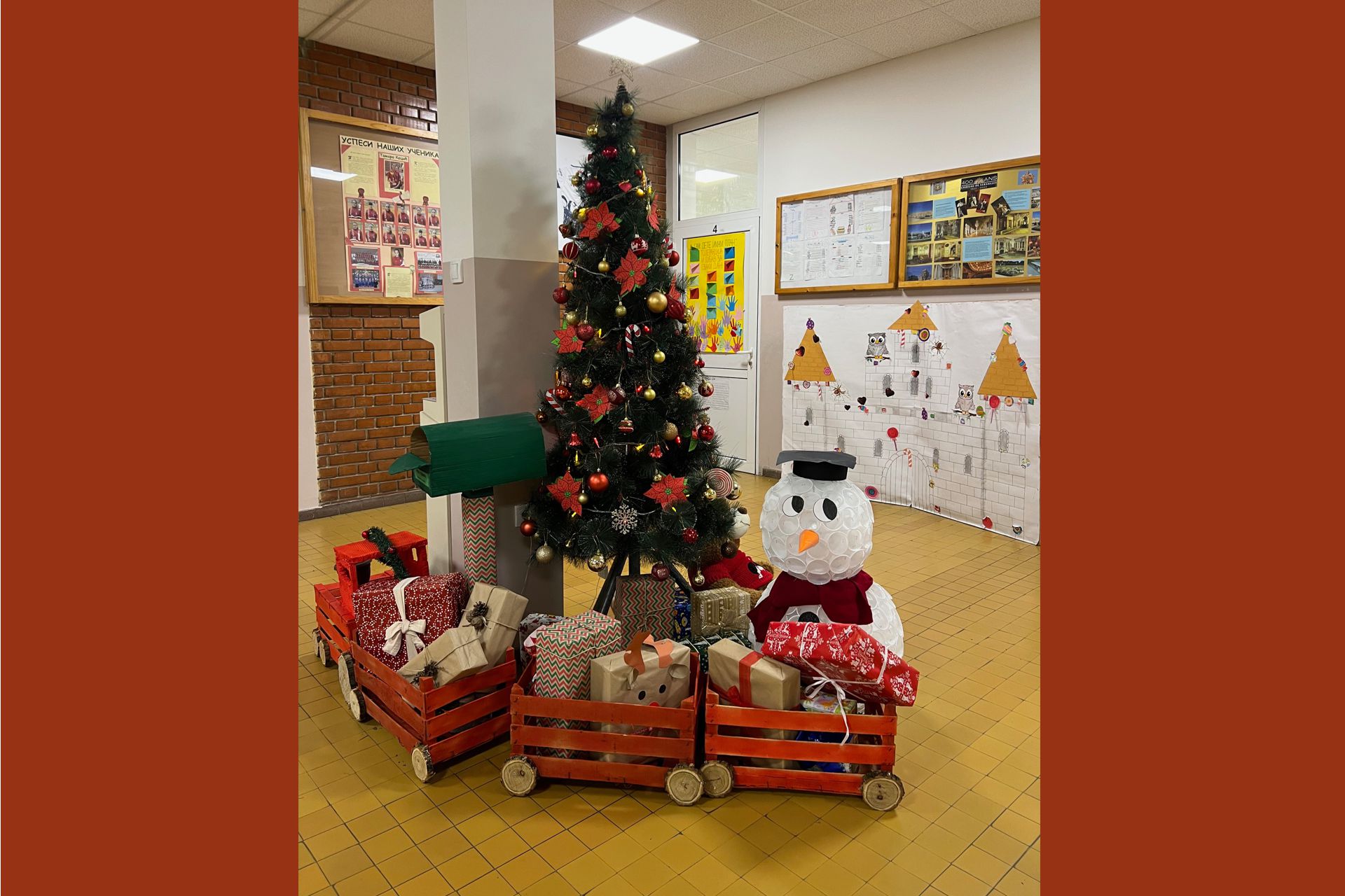 Возићем маште кроз зимску бајку наше школе